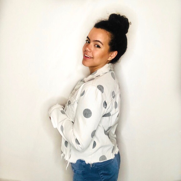 ZARA Dots White Jacket - Picture 3 of 8